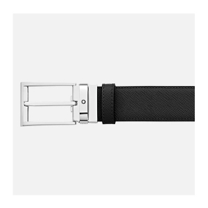 Foto Cintura elegante nera/marrone scuro reversibile regolabile