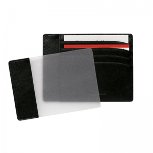 Foto Porta carte di credito in pelle con portadocumento